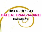Bài 1.41 SGK Toán 12 tập 1 Kết nối tri thức